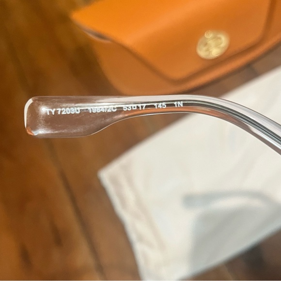 Tory Burch Clear Frame Sunglasses - Picture 4 of 4